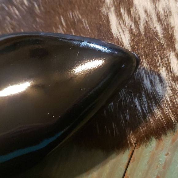 Sexy black patent leather heels size 8 by Studios 9 new - comes in original box - Picture 7 of 9